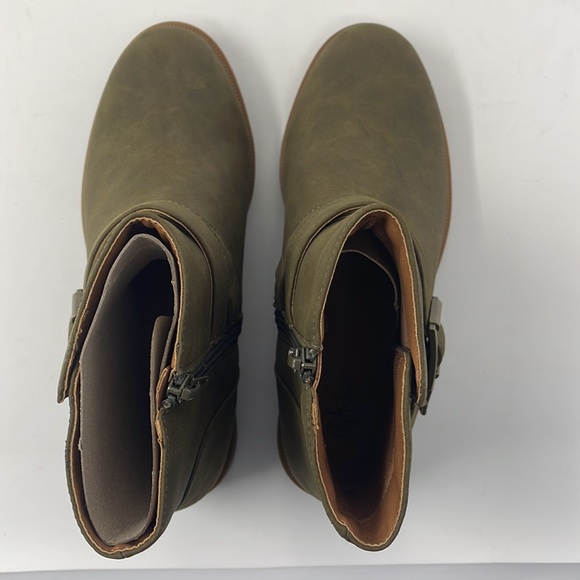 Style & Co. Womens Gabella P Faux Leather Buckle Ankle Boots - Picture 6 of 15